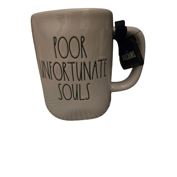 NWT Rae Dunn Disney Villains Poor Unfortunate Souls Ursula Mug The Little Mermai - Picture 1 of 12